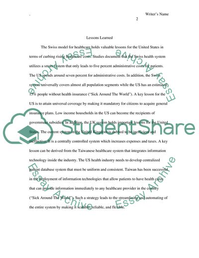 The United States Healthcare System