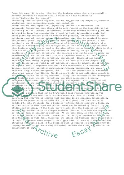 Enterprise and Entrepreneurial Management