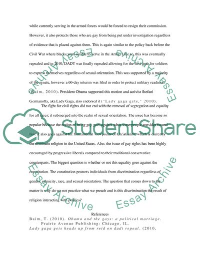 Gay Marriage Has Been a Debate for Many Years