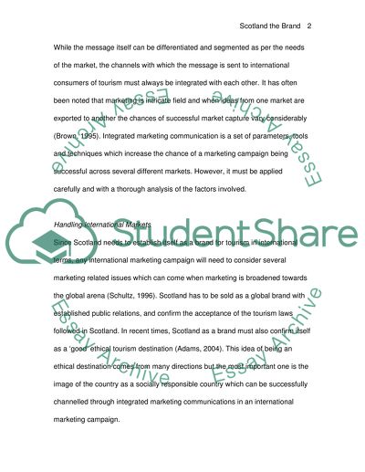 Scotland as the Brand