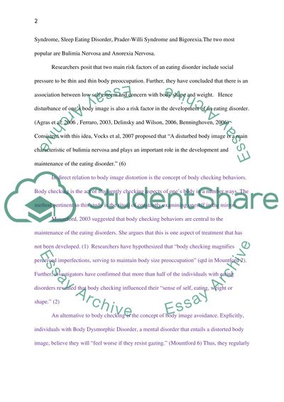 Media Helps to Promote Eating Disorders