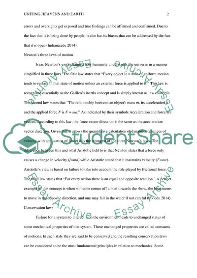 Uniting heavens and earth