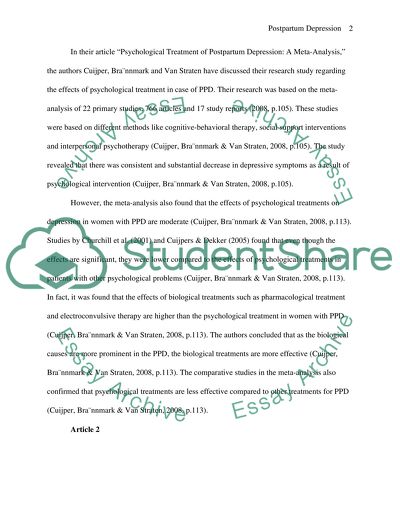 Postpartum Depression