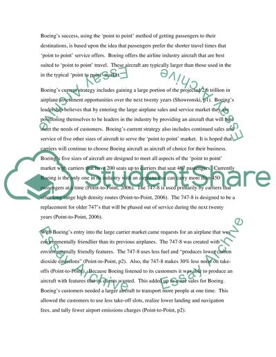 Comparison of Boeing Corporation and Airbus