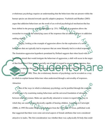 Behaviour through the Imperative to Survive