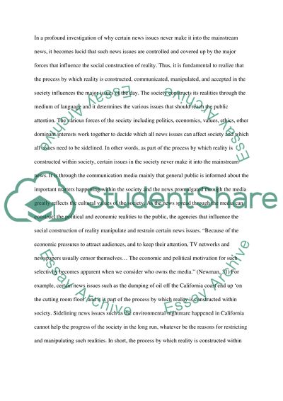 Sociology Class - Paragraph