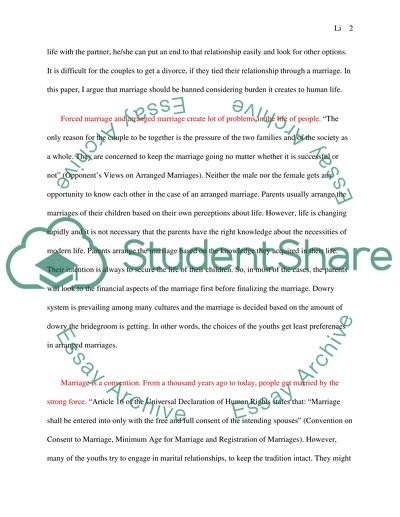 Marriage must be banned