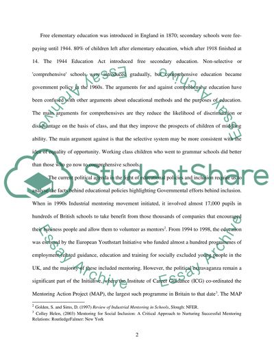 Education Politics in UK