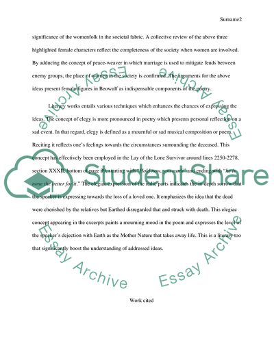 Anglo-Saxon Society in Beowulf