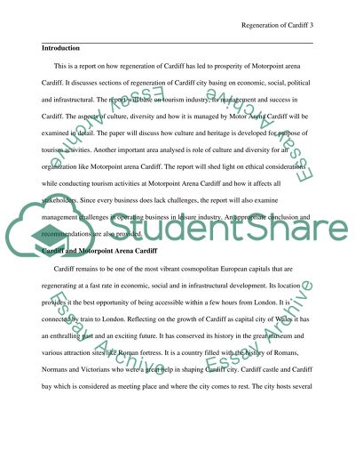 Regeneration of Cardiff and What It Offers to Business