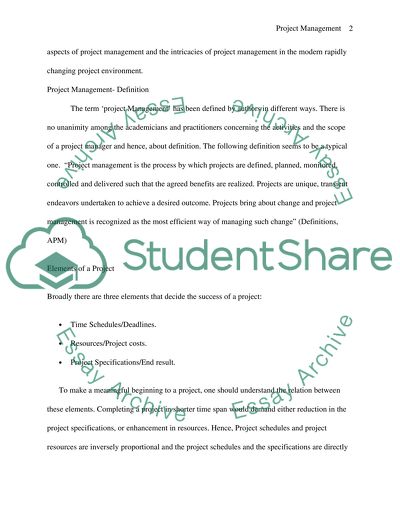 Stages in Project Management, Identification of Stakeholders