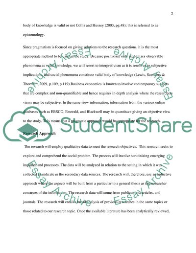 The Design of Research