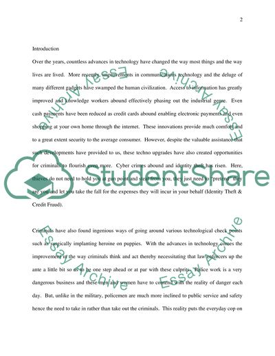 Police Technological Advancements