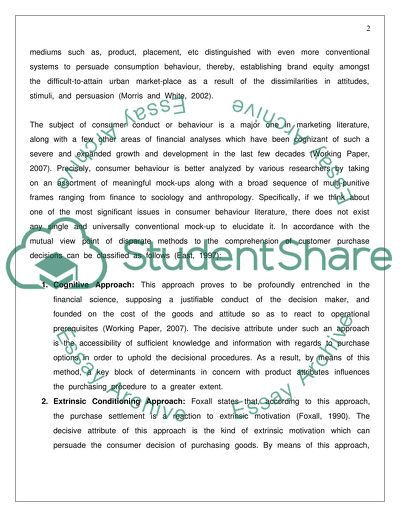 The Behaviour of Young towards Luxury Products