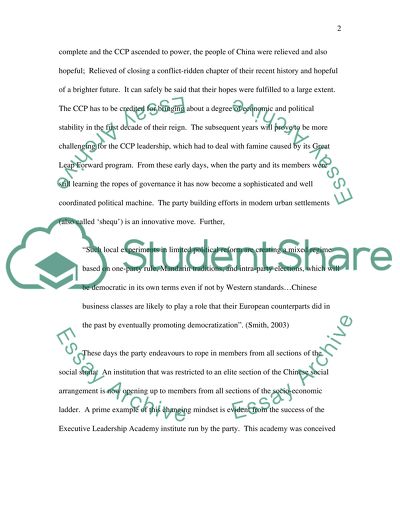 The Leadership Composition of the Chinese Communist Party