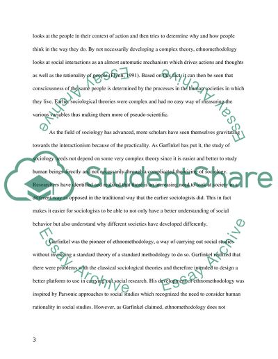 Interactionist Approaches in Sociology