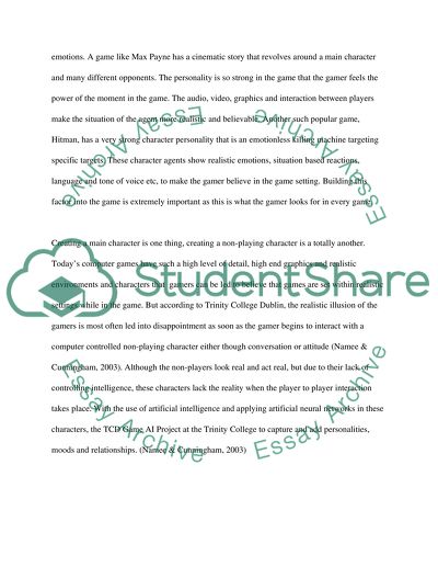 Personality in Computer Games