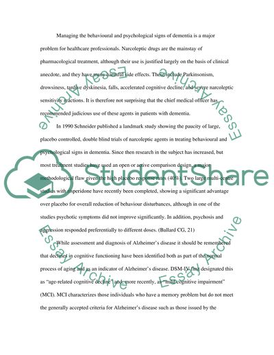 Neurophysiologic Bases of Alzheimers Disease