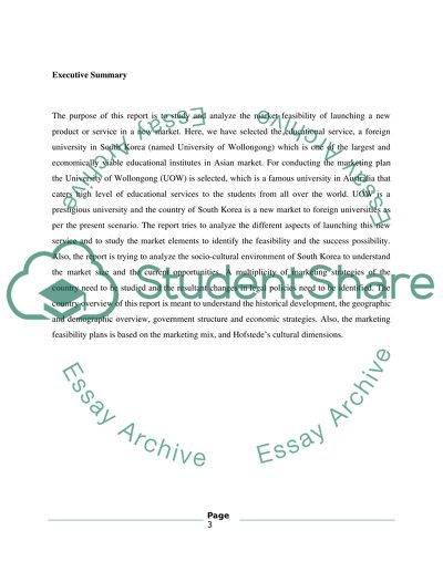 Marketing of University of Wollongong in South Korea