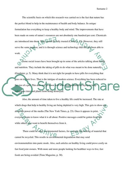 Importance of Health and Nutrition