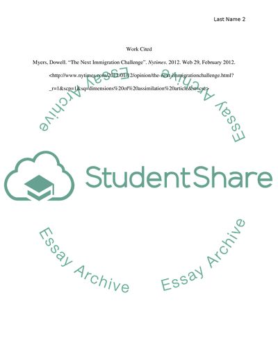 Immigration Challenge in the US