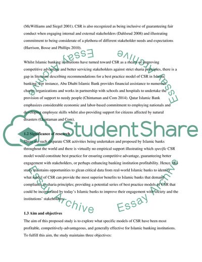 Corporate Social Responsibility in Islamic Banking