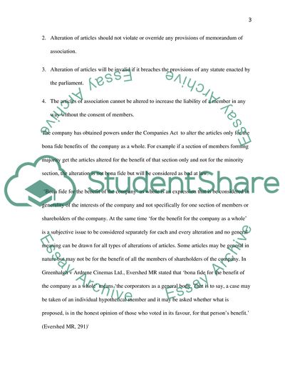 Principles of Company Law