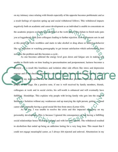 Eriksons Psychosocial Crisis Development Theory