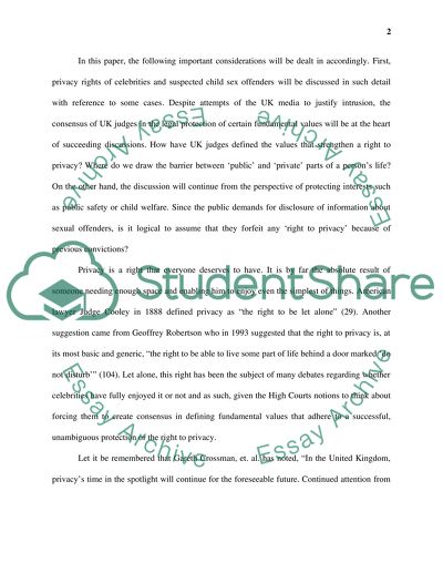 Intrusion into the Lives of Public Figures