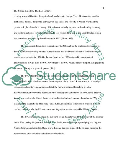 The Power and Influence of the UK