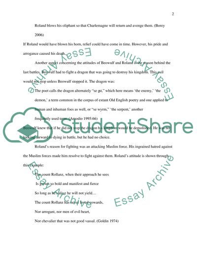 Beowulf and Dragon Fight