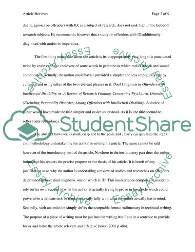 Study of Children with Down Syndrome