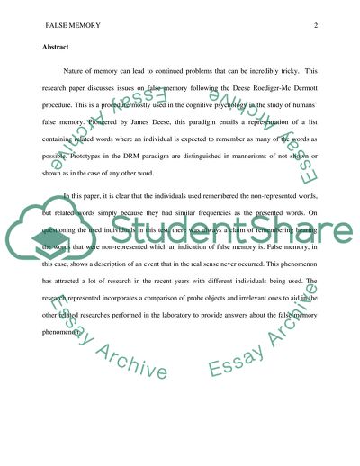 Memory lab essay 07 Memory lab essay 07 picture