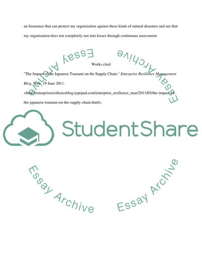 Supply chain management