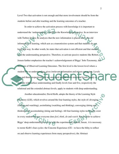 Summarize the Video and a Possible Application of Kolbs Learning Style Inventory