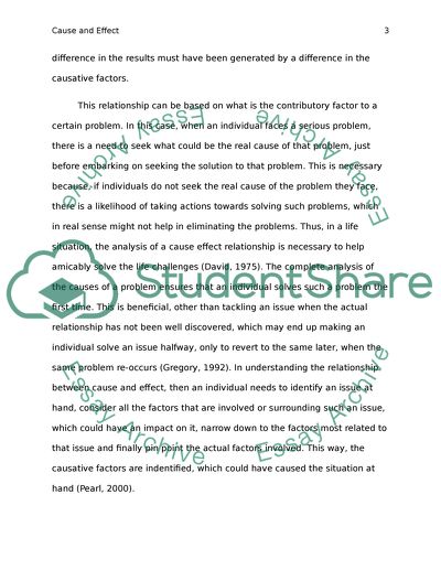 English - Cause and Effect