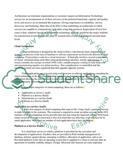 The Basic Idea behind Cloud Computing