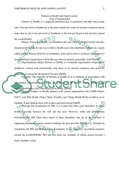 The Strengths of Partners in Health