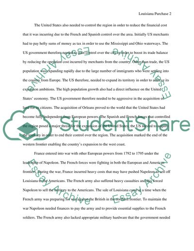 The Louisiana Purchase Essay Examples - Free Research Papers on blogger.com