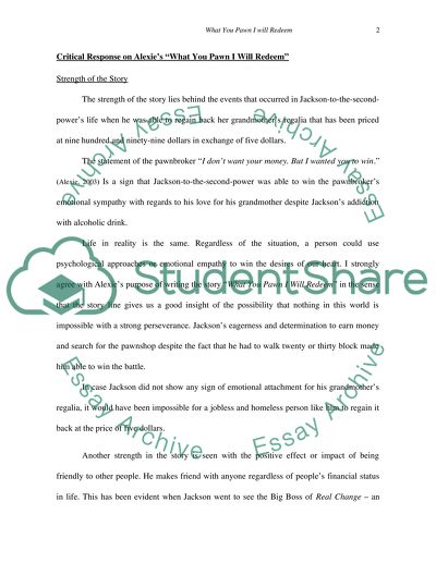 The Reality of Life in What You Pawn I Will Redeem