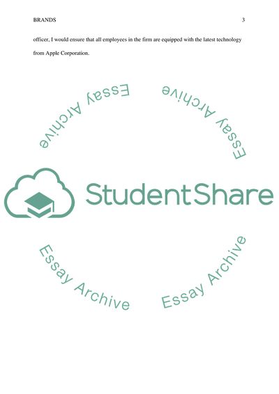 Apple as a Favourite Brand