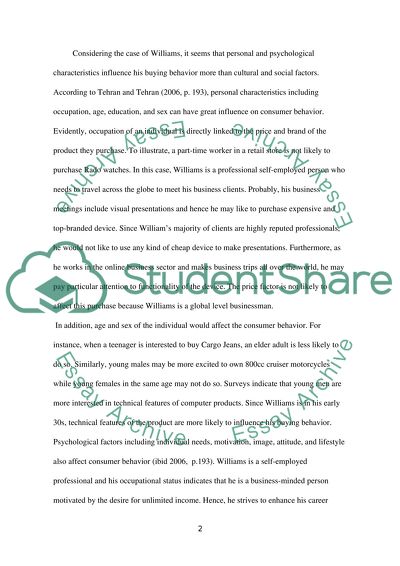 Consumer Decision Making Process