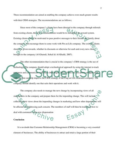 How CRM be Applied in the Life Insurance Company