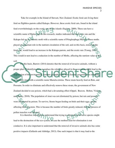 Invasive Species: Effects & Management