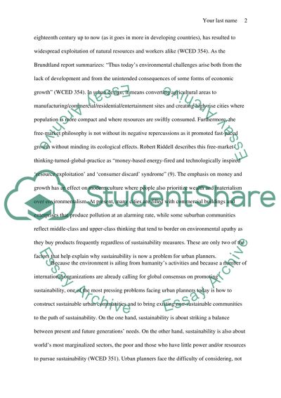 Sustainability Solutions for Urban Planners