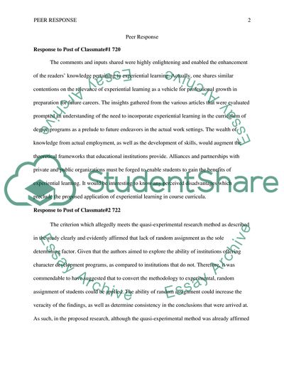 Preparation for Future Careers