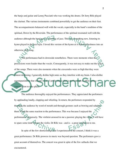 Music Report for Rider University