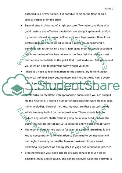 Health Benefits of Meditation