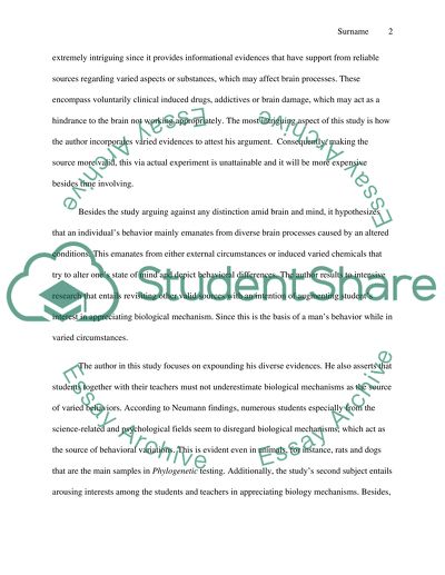 Putting the Mind in the Brain by David Neumann