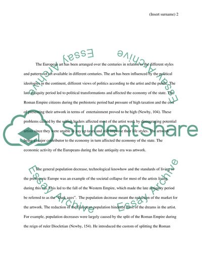 Art In the Late Antiquity